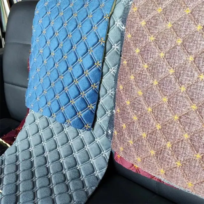 Tela bordada para asiento de coche